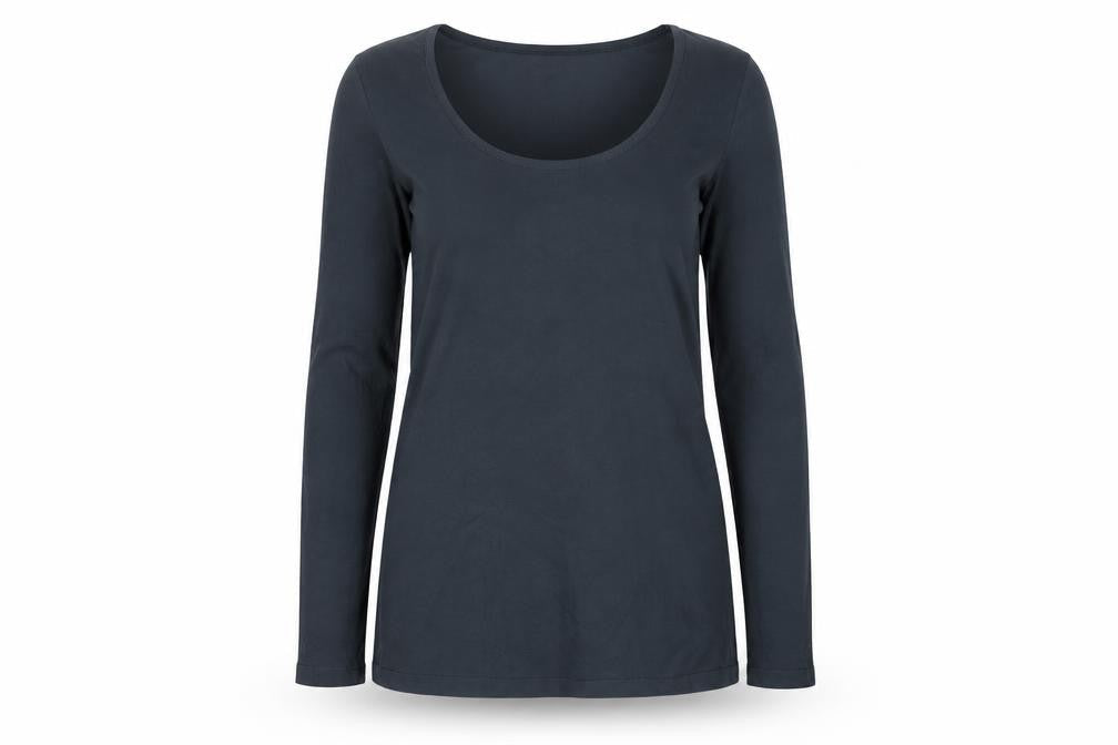 Yest Women's Black Basic Long Sleeve T-Shirt