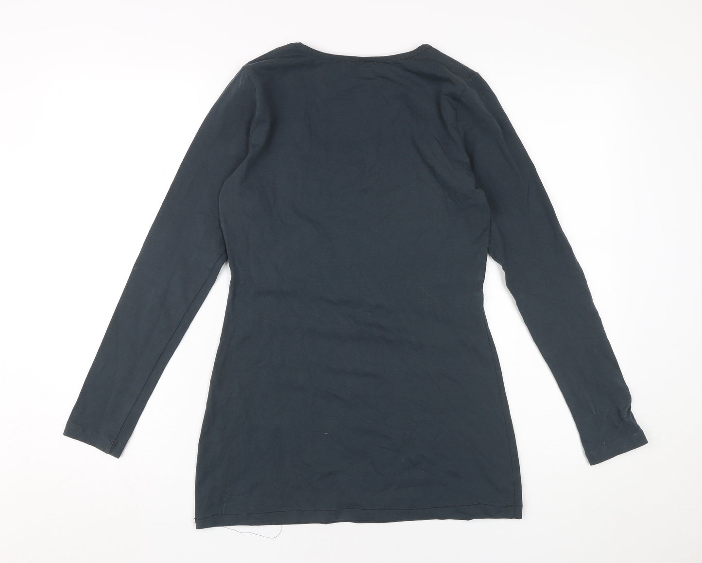 Yest Women's Black Basic Long Sleeve T-Shirt