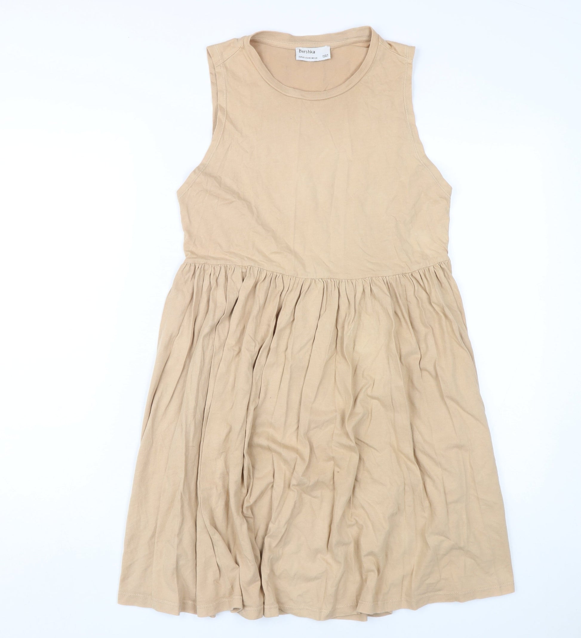 bershka beige dress Bershka utility dress in beige at asos.com