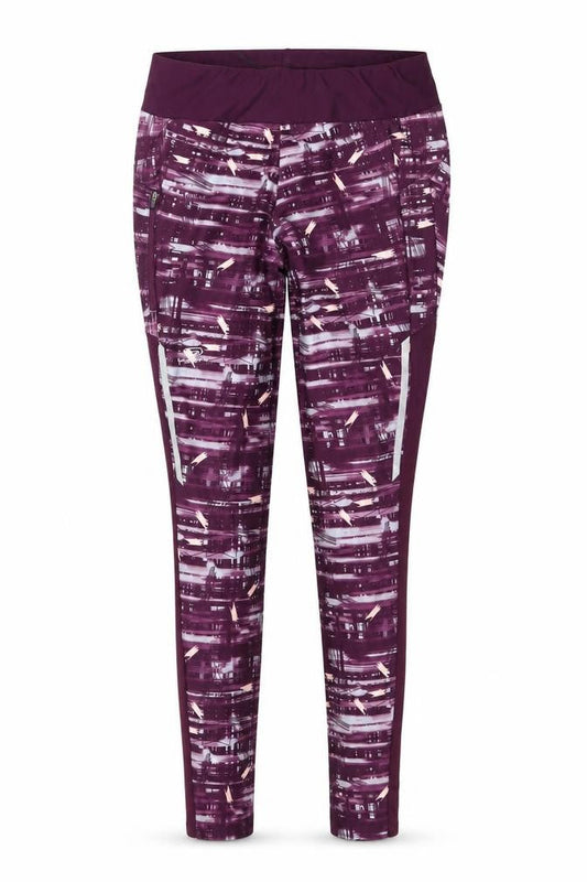 Decathlon Women’s Purple Leggings M Elastic Waist