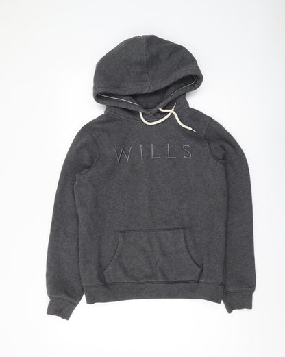 Jack Wills Women's Grey Pullover Hoodie Size 8