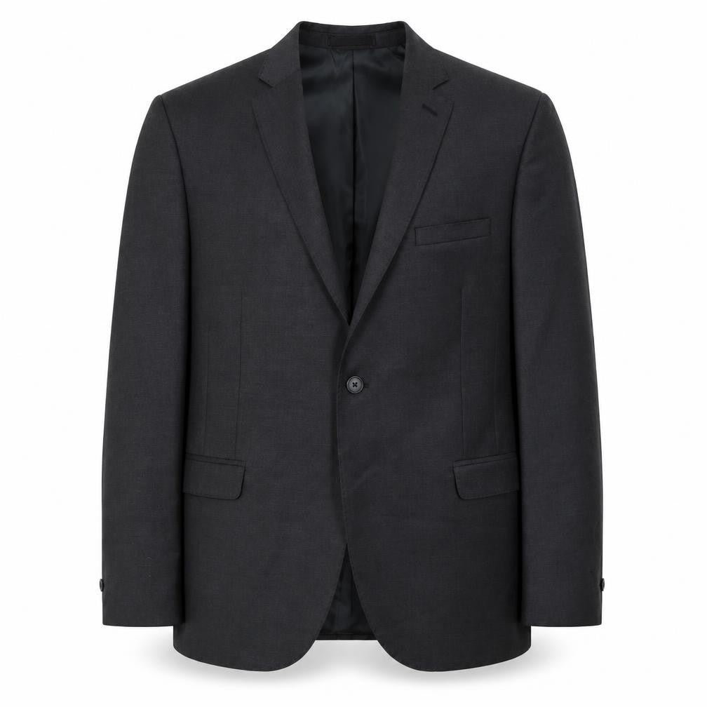 Moss London Men's Black Slim Fit Blazer 46S