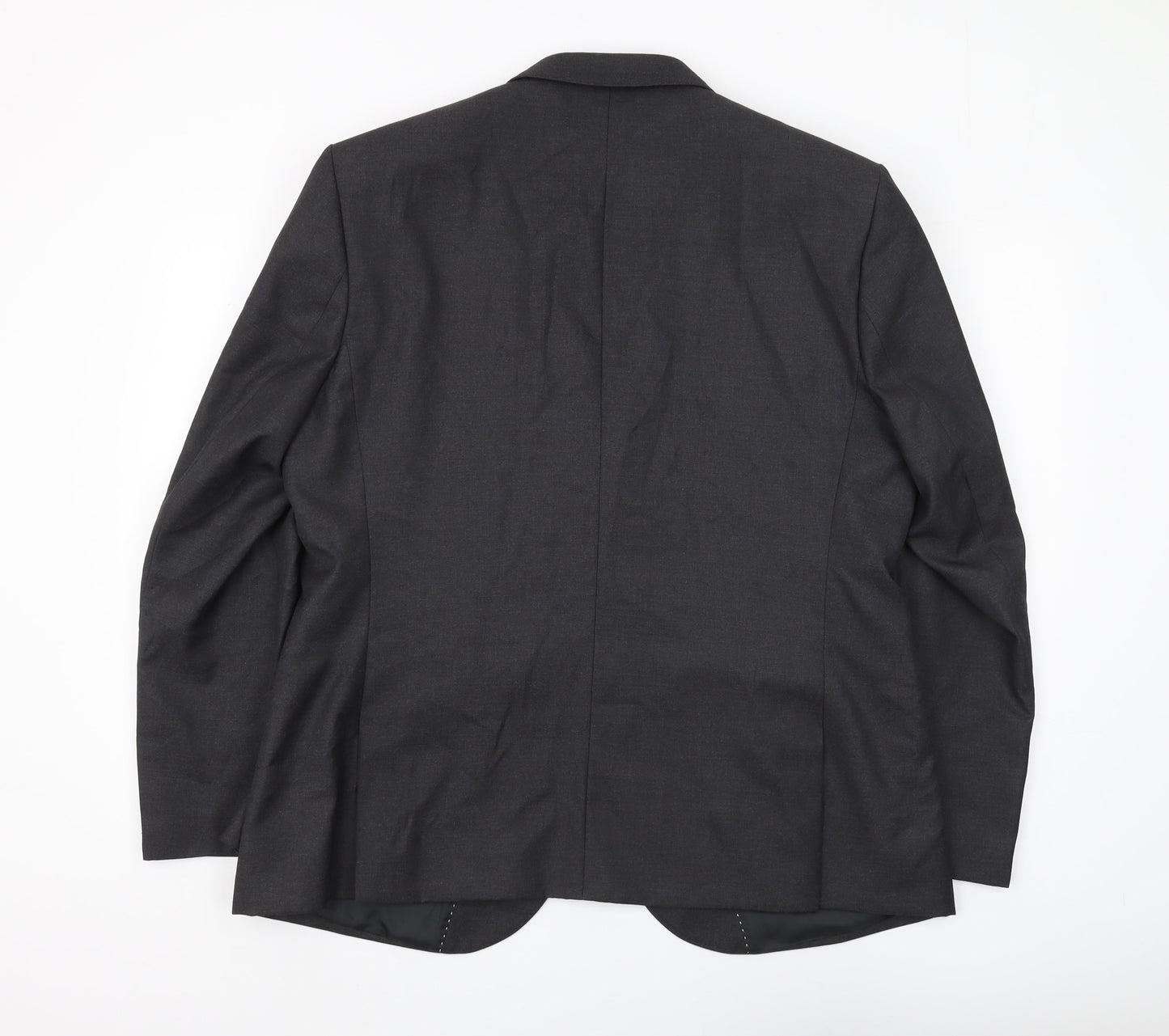 Moss London Men's Black Slim Fit Blazer 46S