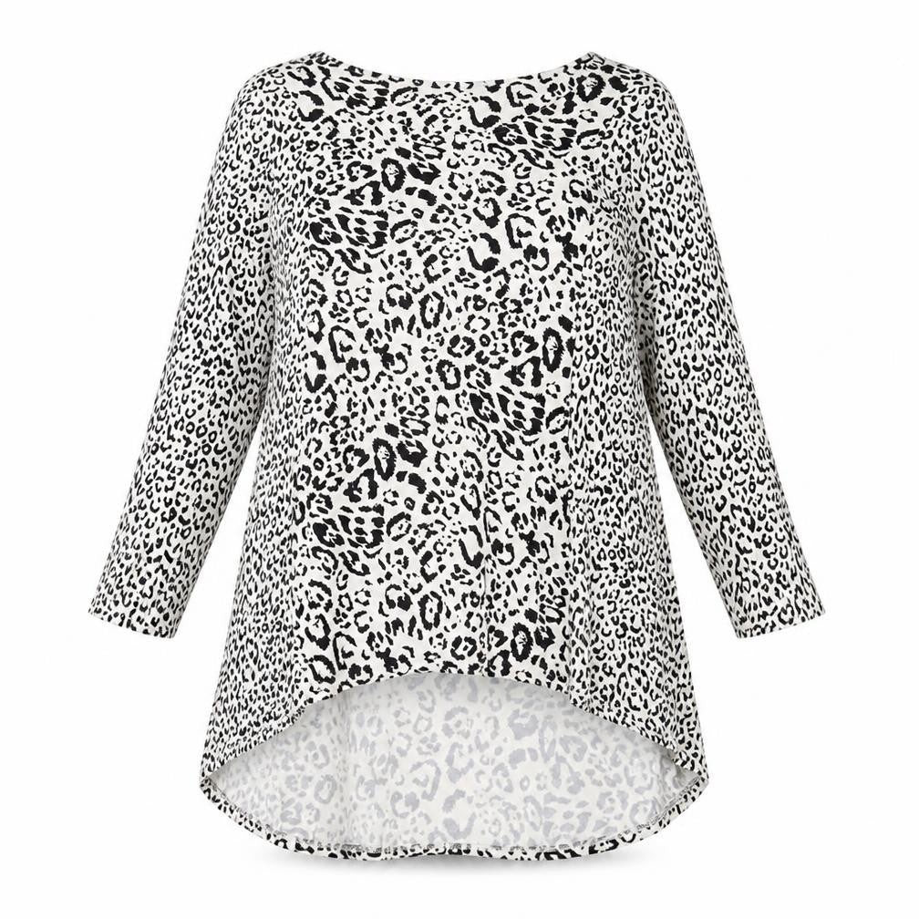 Marks and Spencer Women's White Animal Print Tunic, Size 16