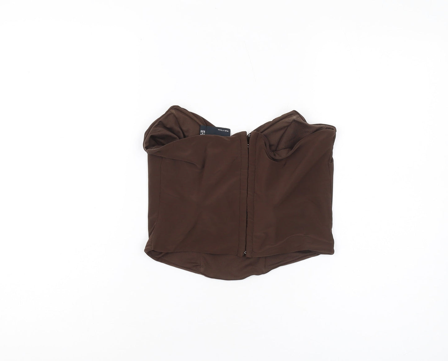 ASOS DESIGN Women’s Brown Strapless Blouse Size 12