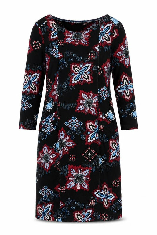 White Stuff Women's Multicoloured Floral Jersey Dress