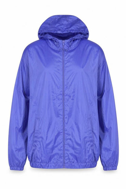 Arctic Storm Women's Blue Hooded Windbreaker Jacket S