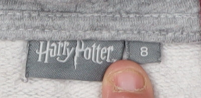 Harry Womens Potter Grey Quidditch Pullover Hoodie - Size 8