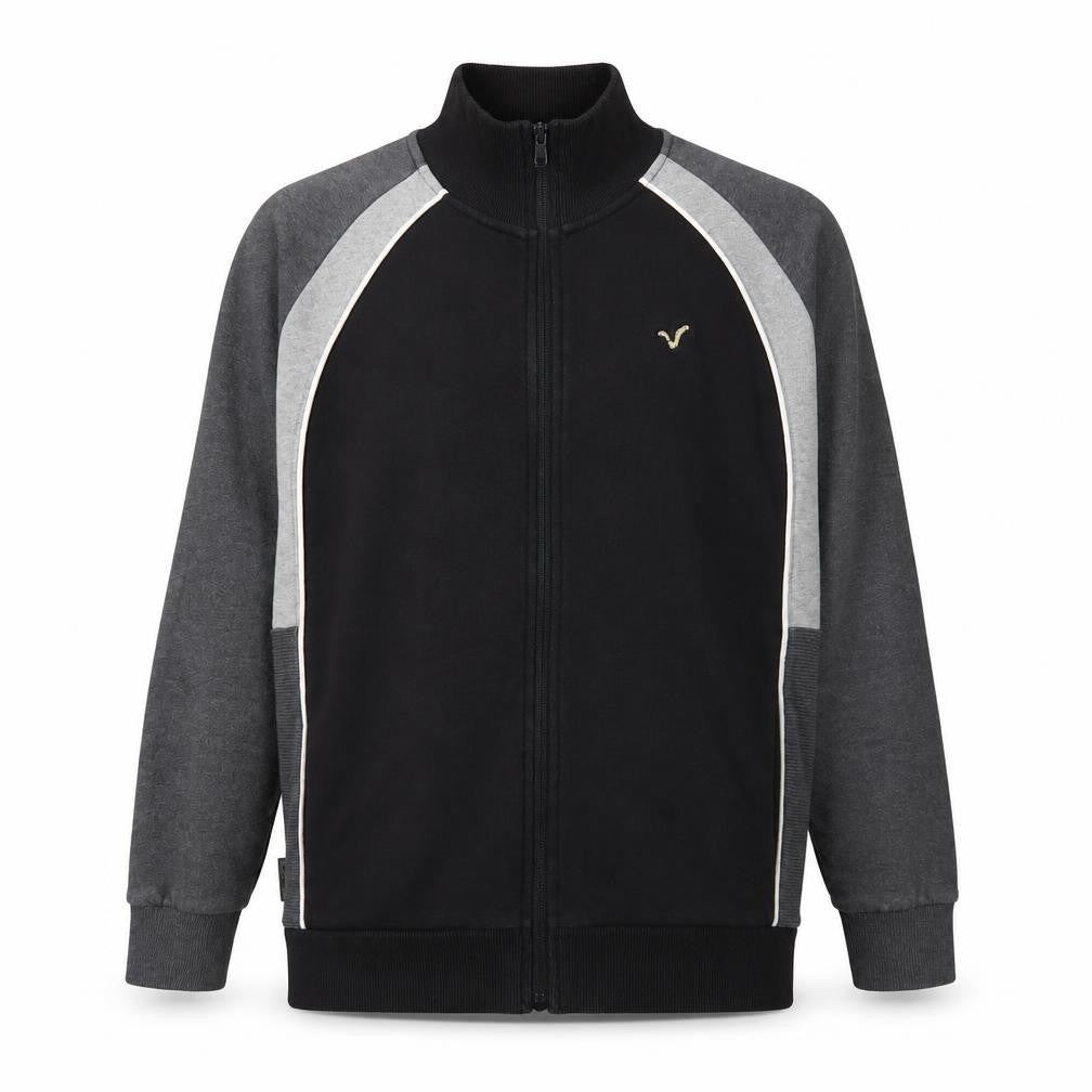 VOI JEANS CO. Men's Black Full Zip Sweatshirt L