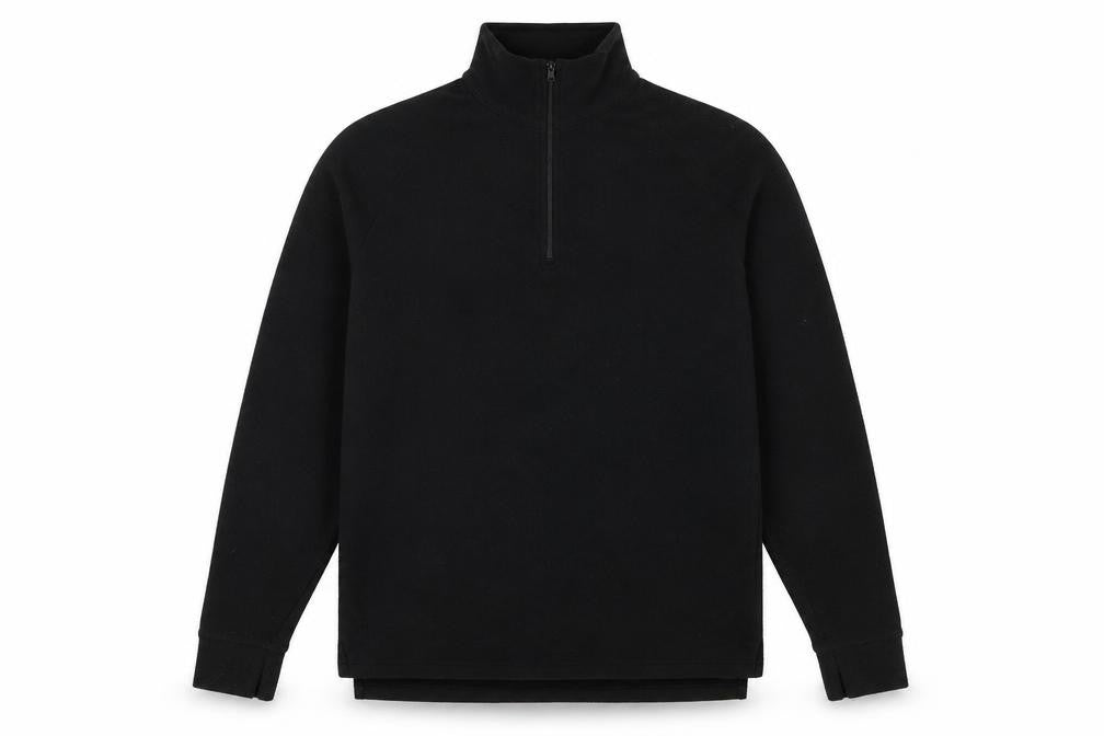 Trespass Men's Black 1/4 Zip Sweatshirt XS