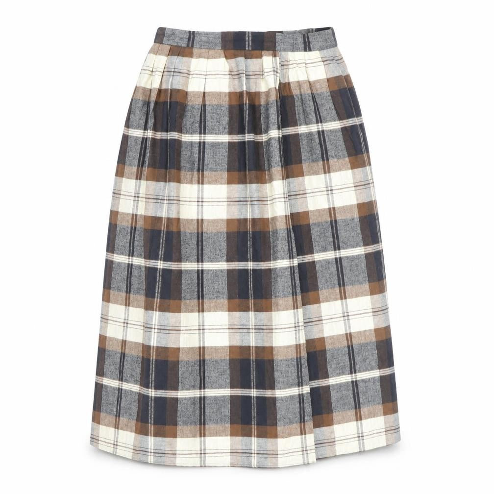 Cavalier Women's Plaid Midi Skirt - Size 12