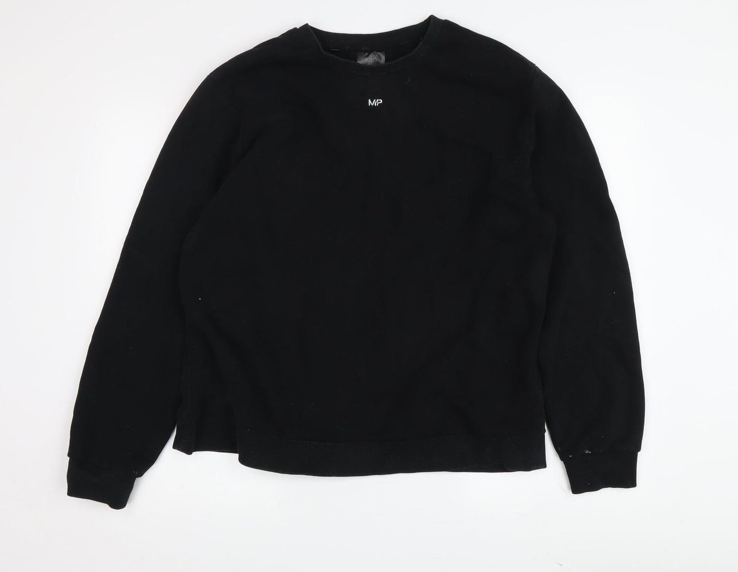 MP Men's Black Pullover Sweatshirt Logo Fleece XL