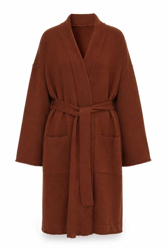 Threadbare Women's Brown Wrap Jumper, Size 14