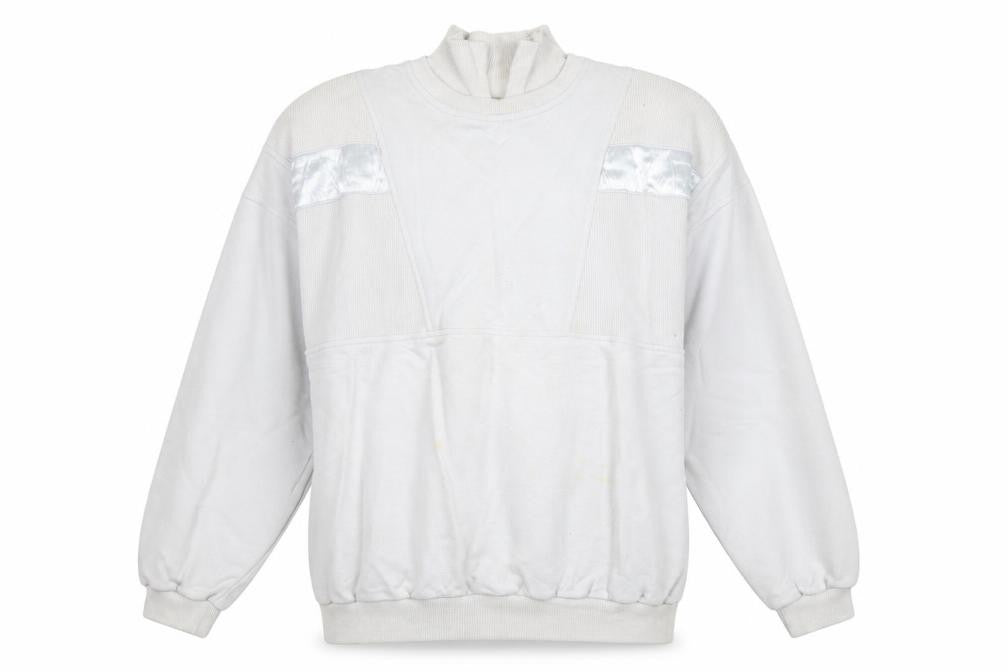 Albino Unisex White Medium Sweatshirt