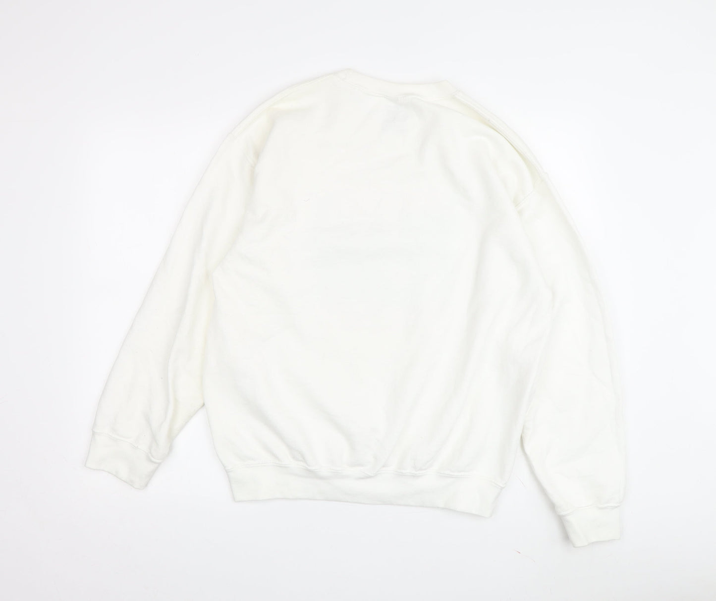 Daisy Street Women's White Pullover Sweatshirt S