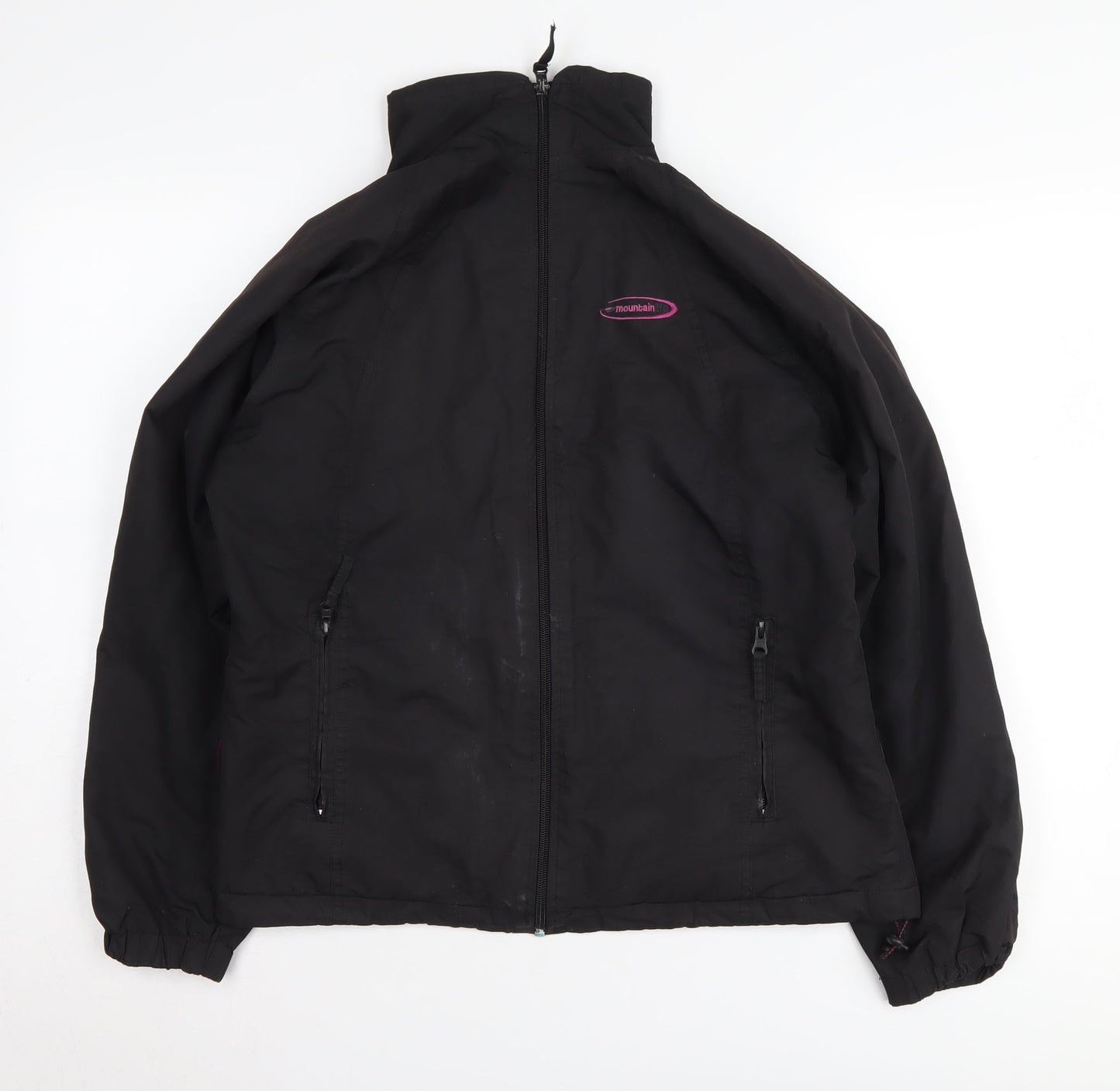 Mountain Life Women's Black Softshell Jacket, Size 10