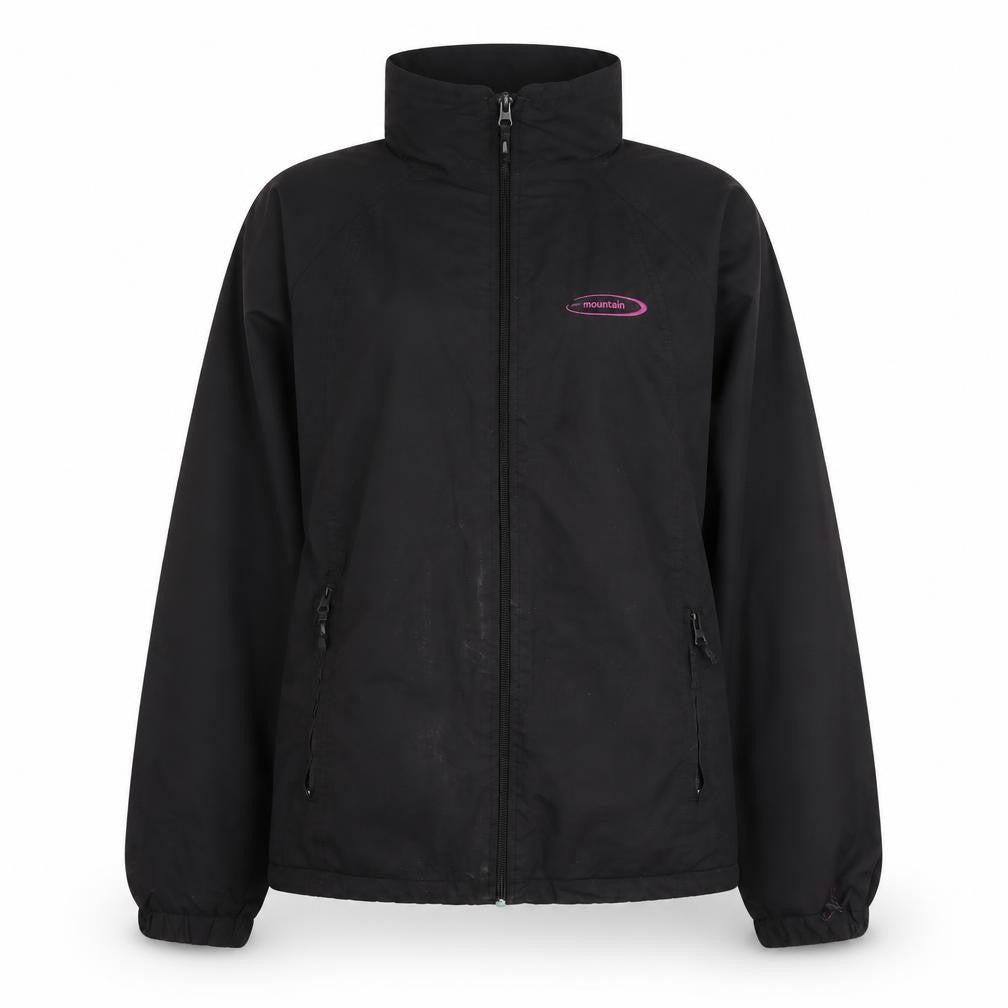 Mountain Life Women's Black Softshell Jacket, Size 10