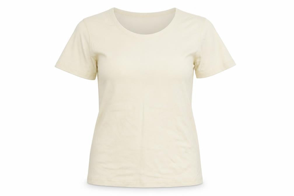 Monte Carlo Women's Ivory Wool T-Shirt Size 6