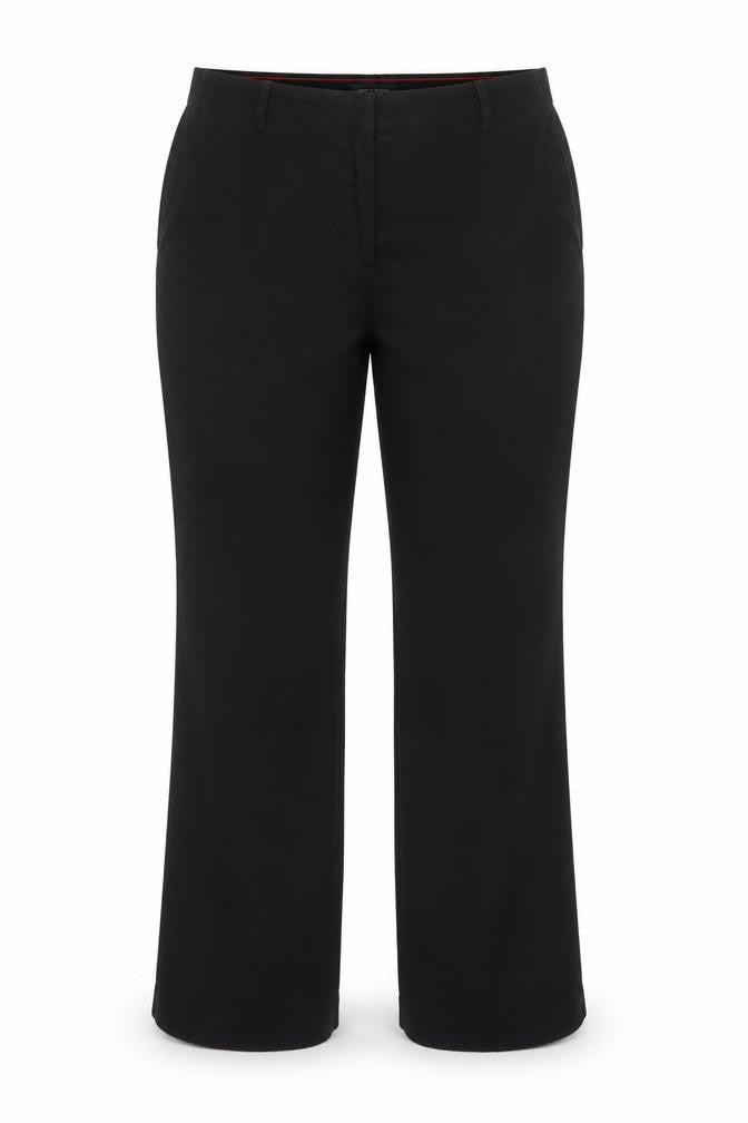 Tommy Hilfiger Women's Black Trousers, Size 14