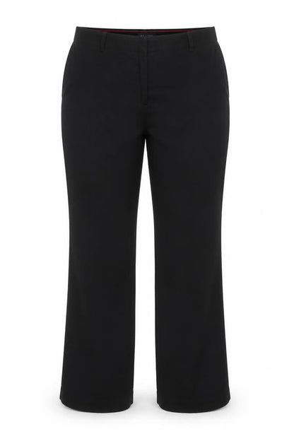 Tommy Hilfiger Women's Black Trousers, Size 14