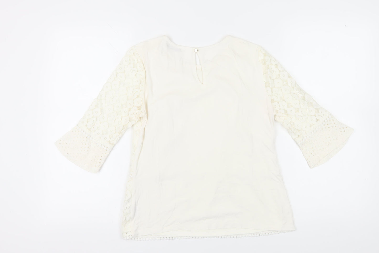 Oasis Women's White Camisole Blouse, Size M, Casual