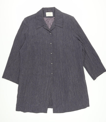 Ann Harvey Women's Grey Overcoat Size 18