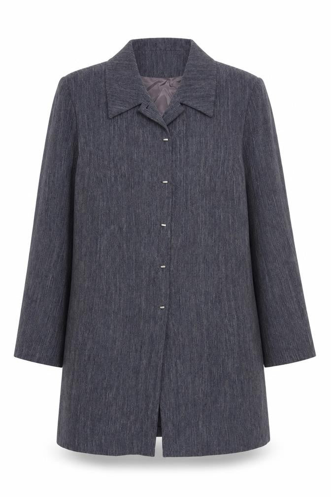 Ann Harvey Women's Grey Overcoat Size 18