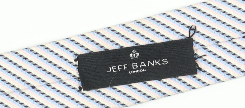 Jeff Banks Men's Multicoloured Silk Slim Tie