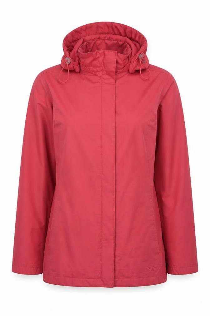 Peter Storm Women's Red Waterproof Hooded Rain Jacket 12