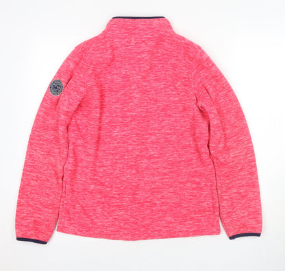 Back view of Peter Storm girls’ pink basic jacket 13 years