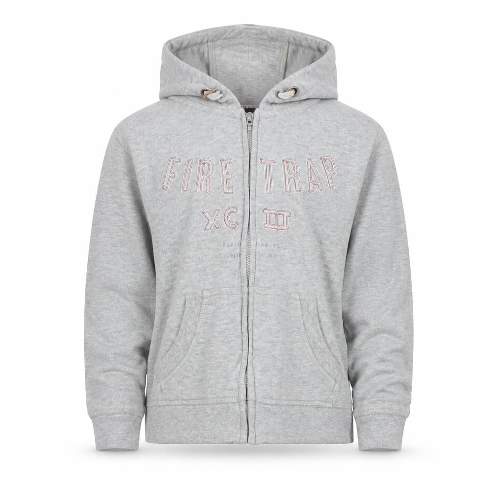 Firetrap Boys Grey Full Zip Hoodie 6-7 Years