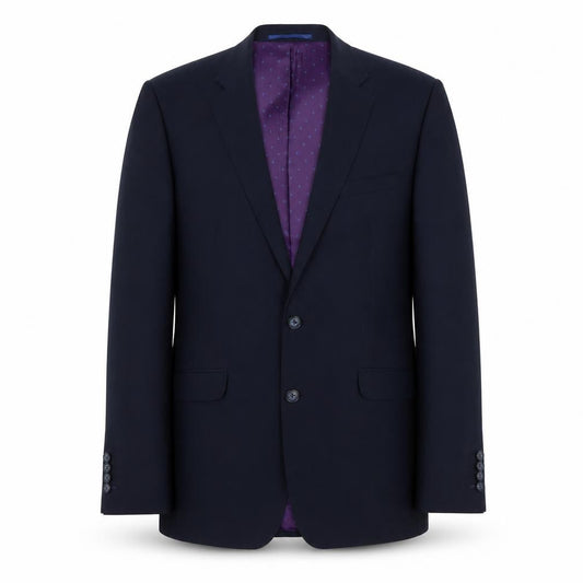 The White Company Men's Blue Blazer 40R - Formal Business Attire