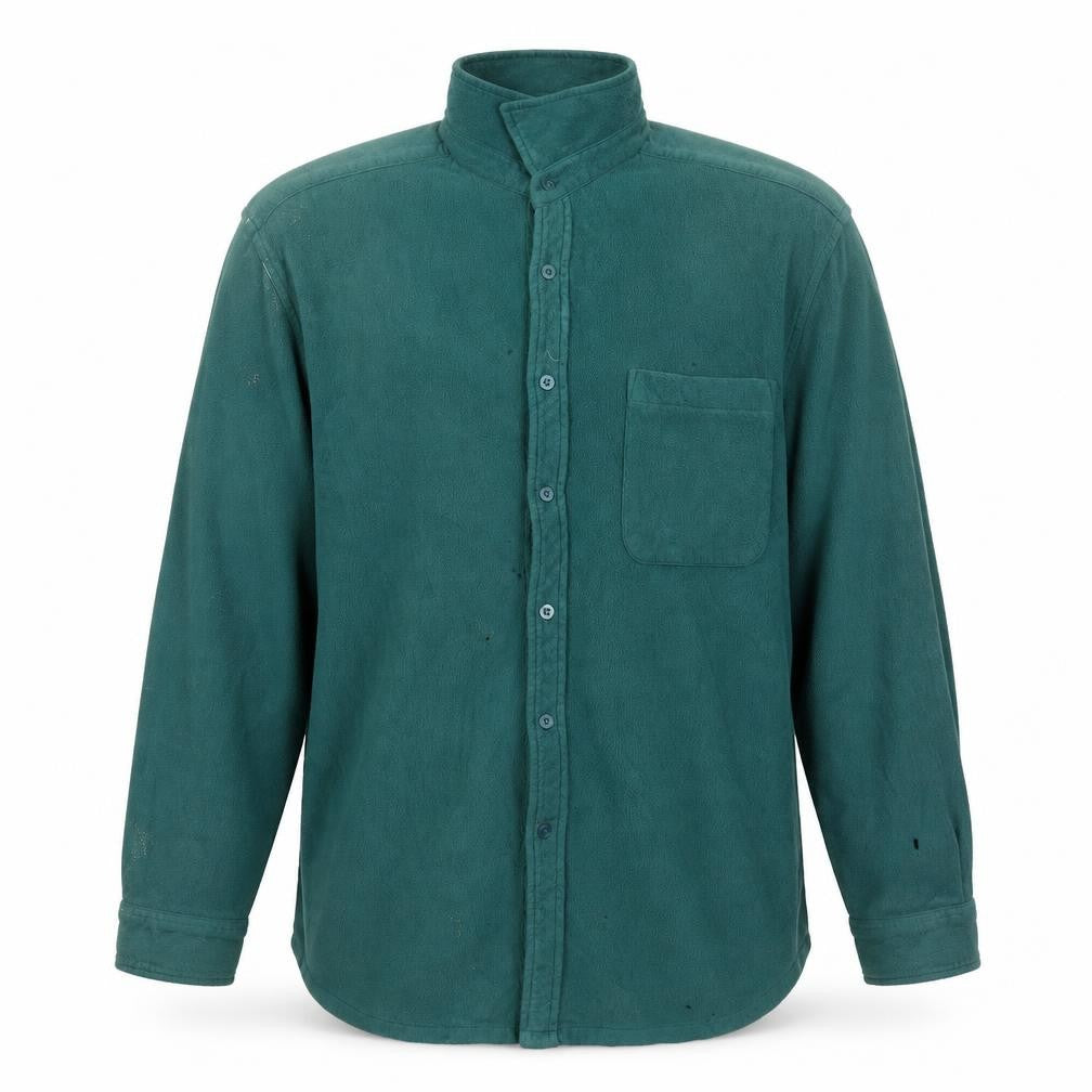 Hawkshead Men's Green Fleece Jacket L Collared Button