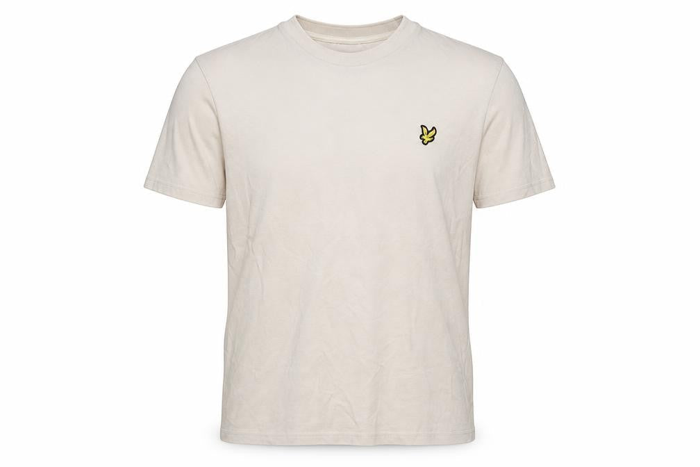 Lyle & Scott Beige Men's Medium Cotton T-Shirt