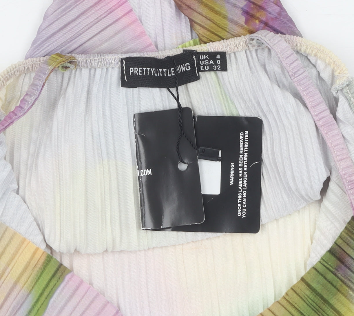 PrettyLittleThing Women's Multicoloured Camisole Tank (UK 4) Slim Fit