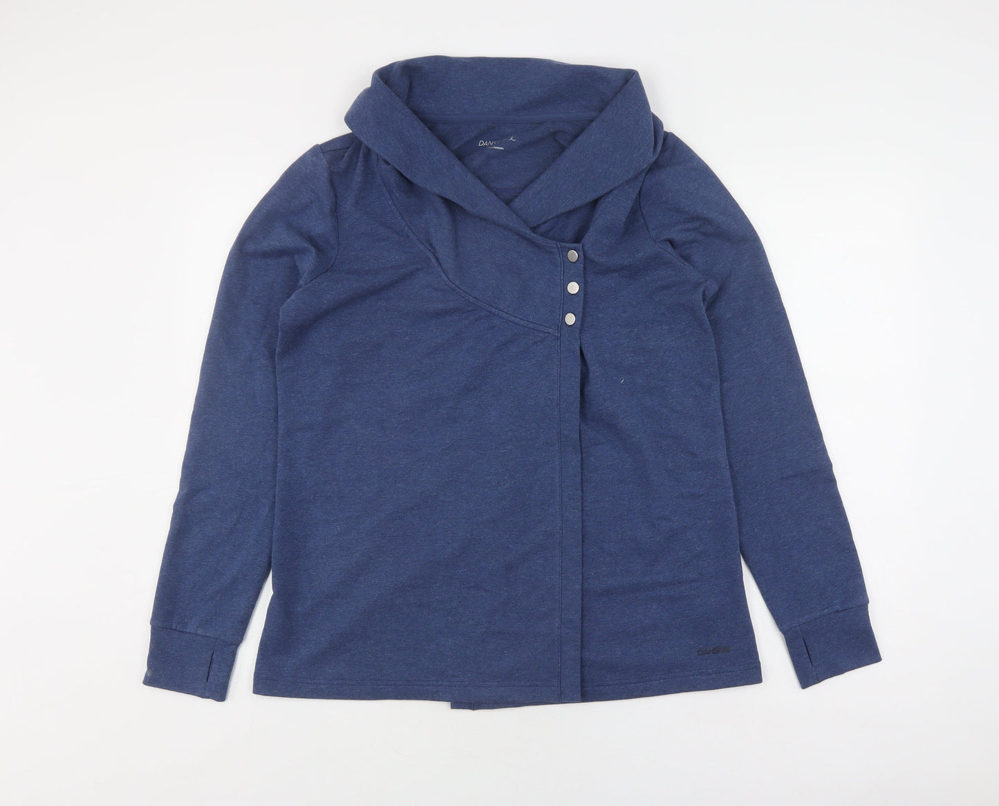 Danskin Women's Blue Cardigan Sweatshirt, Size L