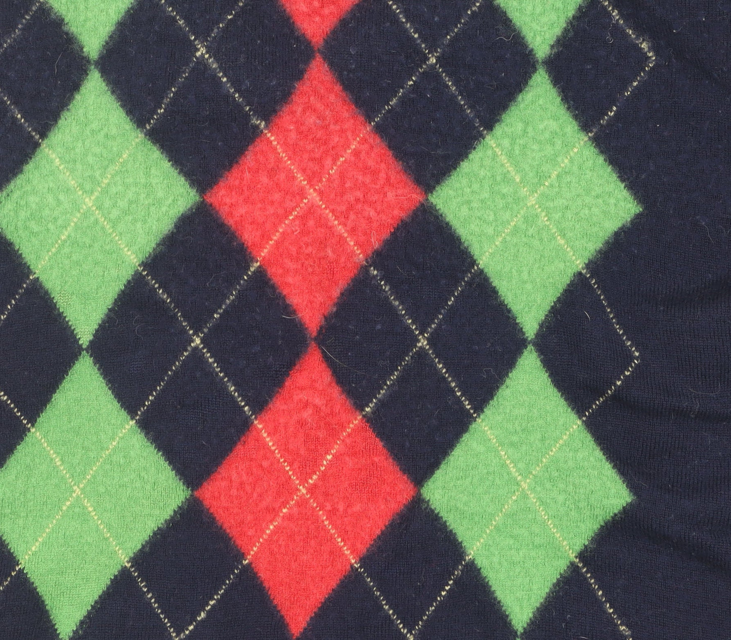 Marks and Spencer Women's Multicoloured Argyle Pullover, Size 14