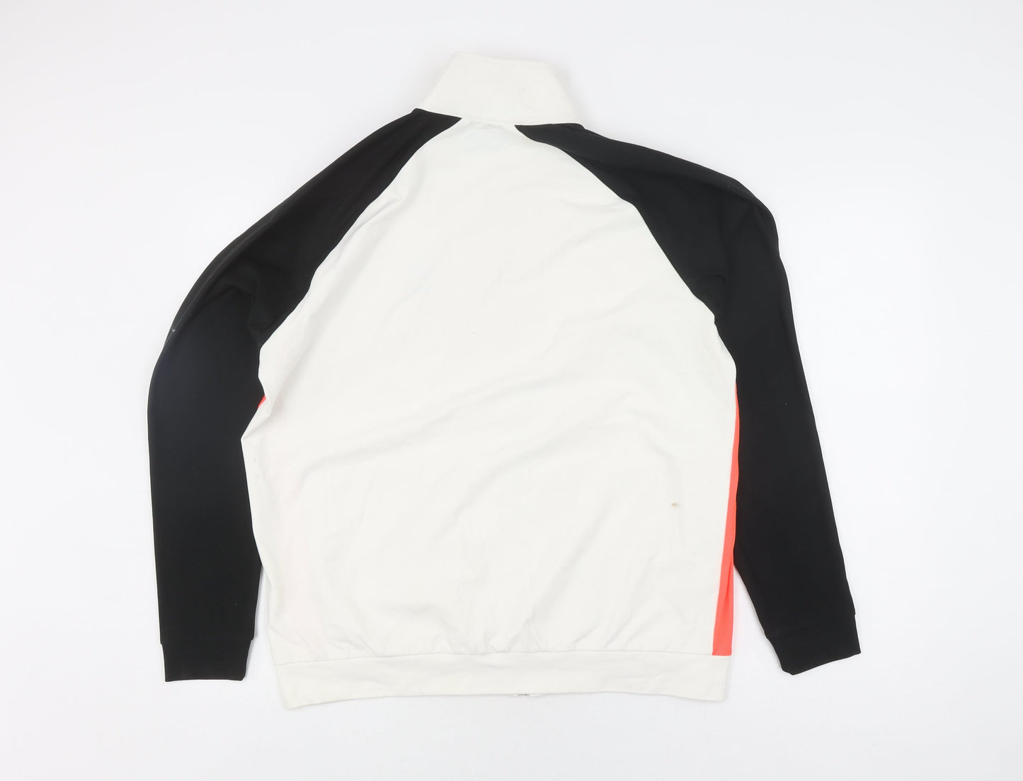 Ashaway Men's Track Jacket XL White Polyester Full Zip