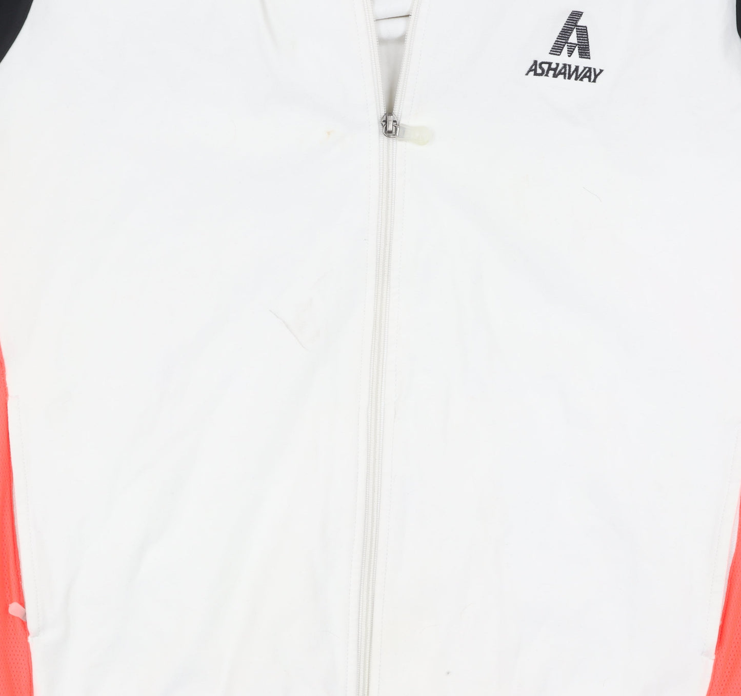 Ashaway Men's Track Jacket XL White Polyester Full Zip