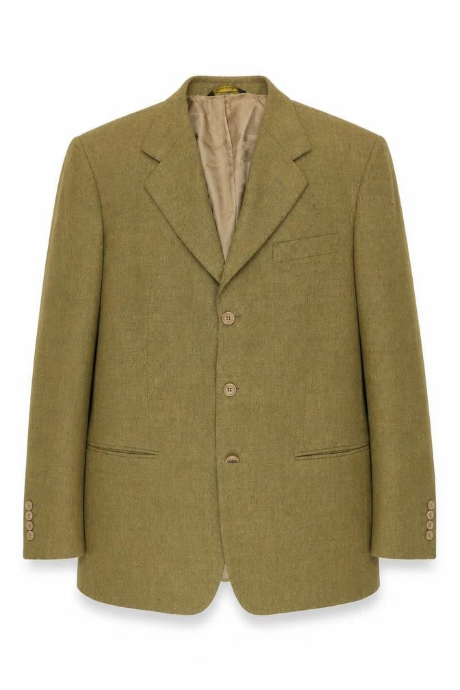 Zignone Men's Brown Wool Blazer UK Size 44