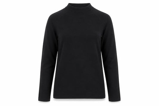 Decathlon Women Black Size 2 Casual Long Sleeve Top