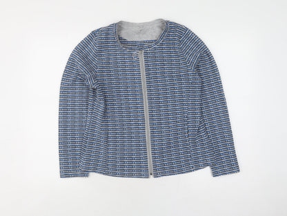 Rabe Women's Blue Basic Jacket, Size 10, Casual