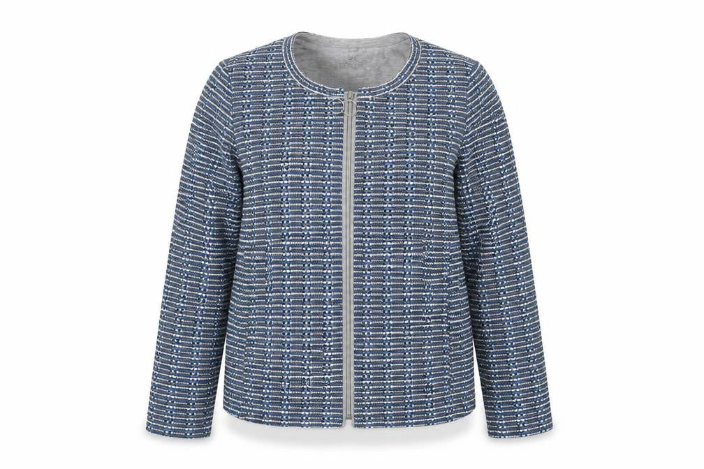 Rabe Women's Blue Basic Jacket, Size 10, Casual