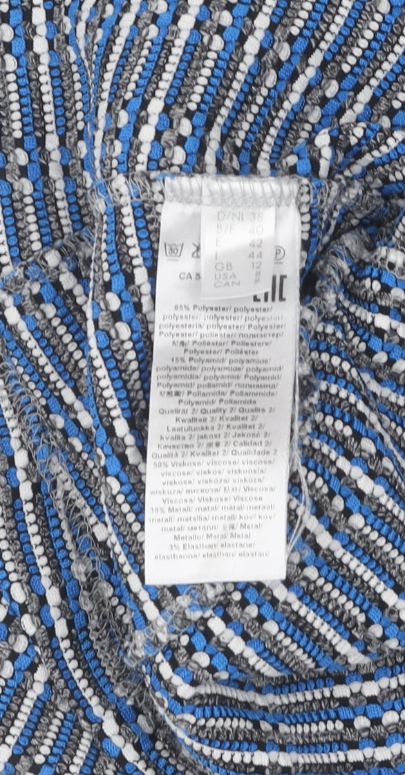 Rabe Women's Blue Basic Jacket, Size 10, Casual