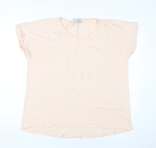 Tif Tiffy Women's Beige L Basic T-Shirt
