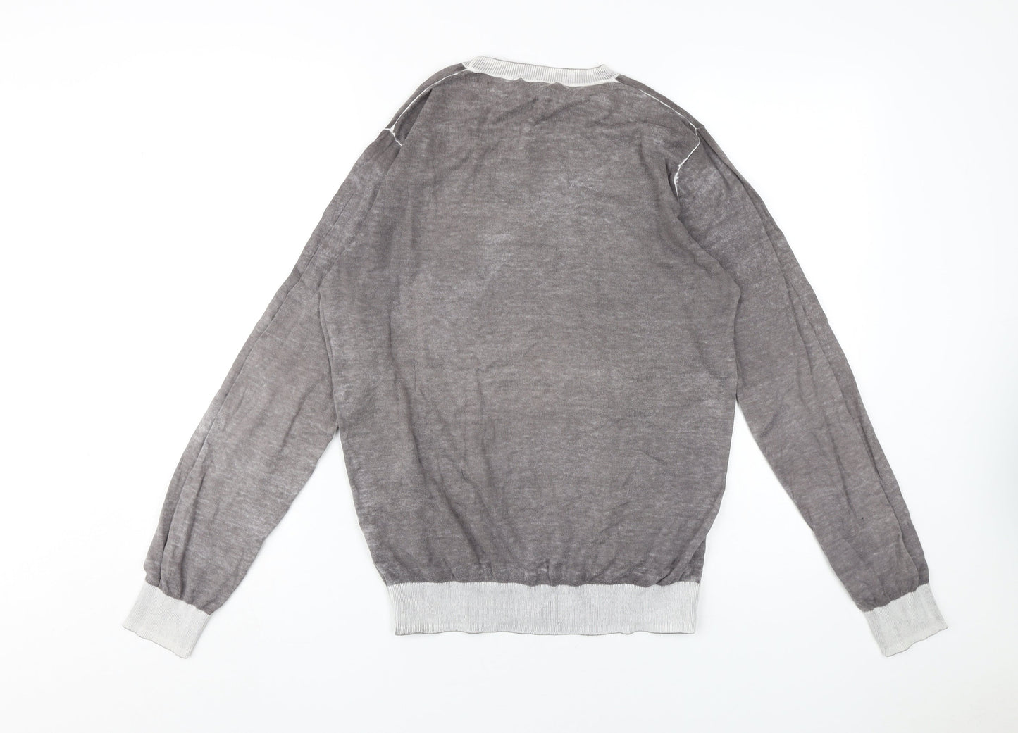 H&M Women's Grey Crew Neck Jumper, Size M