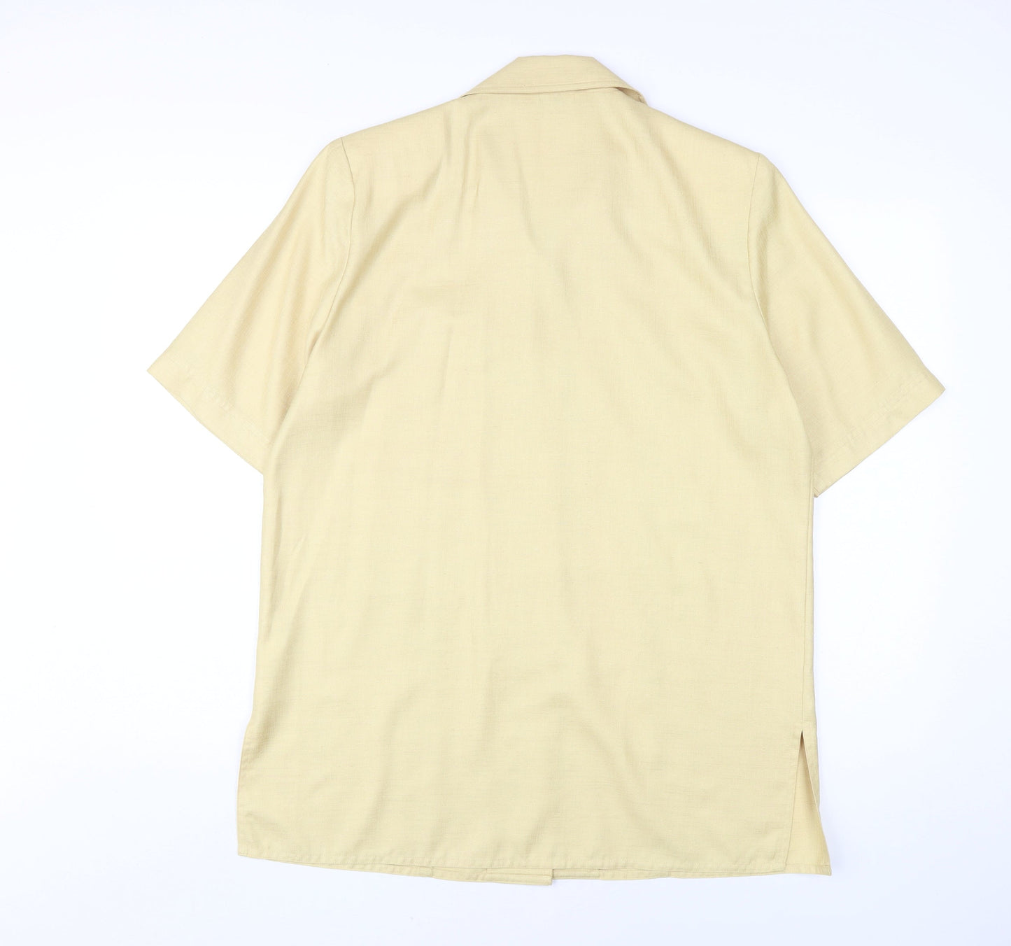 Viyella Women's Beige Button-Up Shirt Size 12