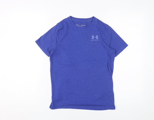 Under Armour Boys Blue Training Tee Size M