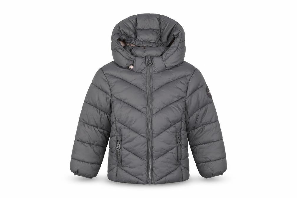 SoulCal & Co Girls Grey Puffer Jacket 2-3 Years