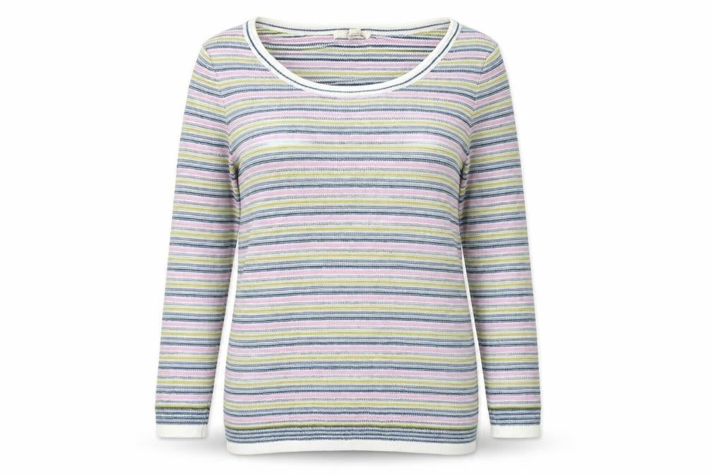 White Stuff Women's Multicoloured Striped Pullover Size 10